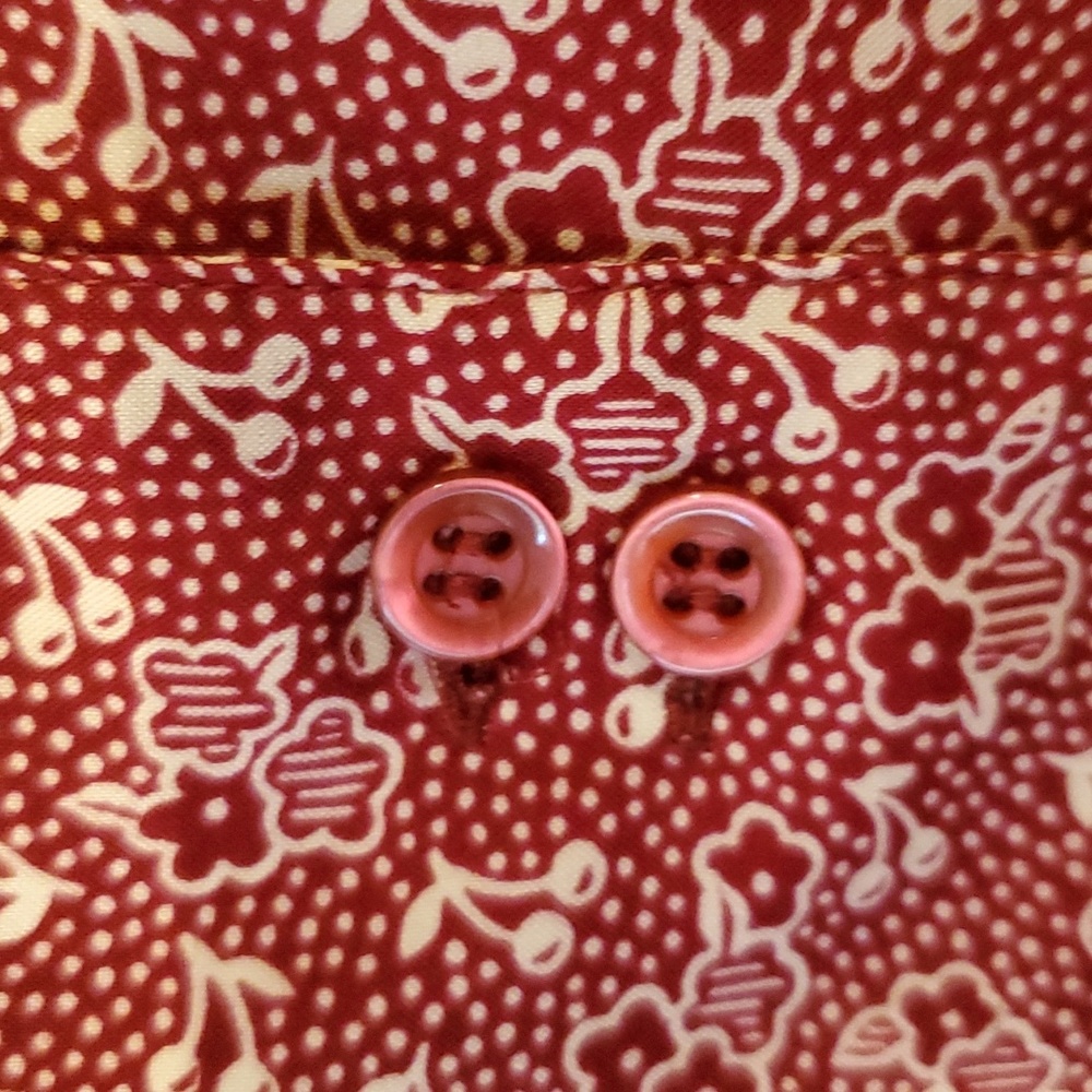 Vintage Diane Von Furstenberg Floral Peplum Blouse Top Size M - Picture 3 of 9